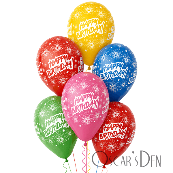Happy Birthday Sparkle Balloons