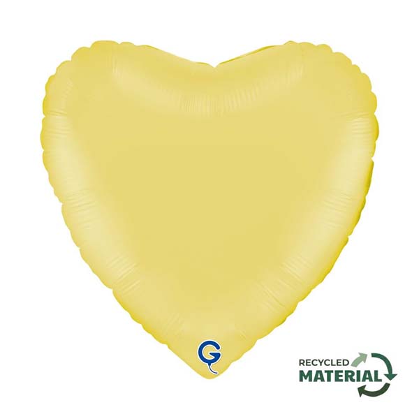 Matte Yellow Heart
