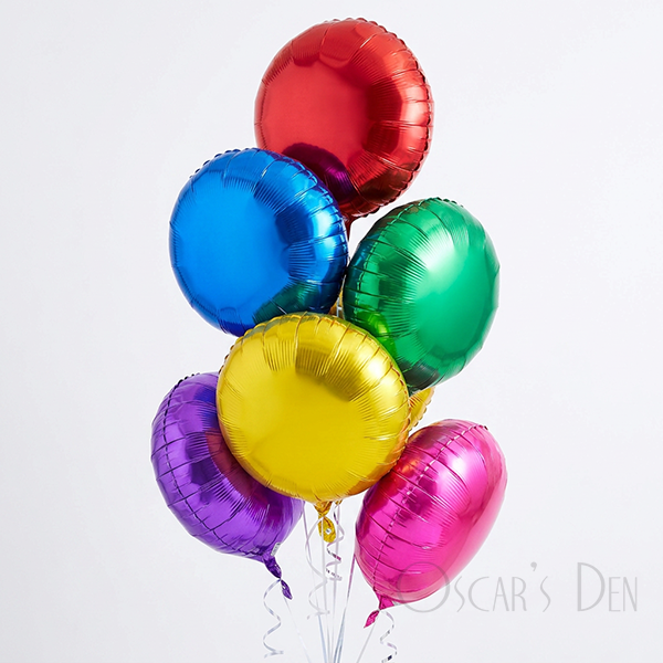 Rainbow Round Foil Bunch