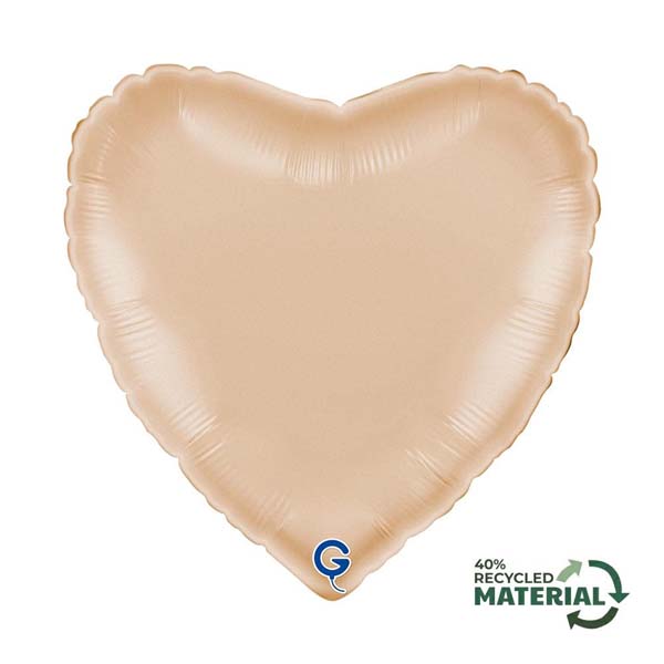 Satin Nude Heart